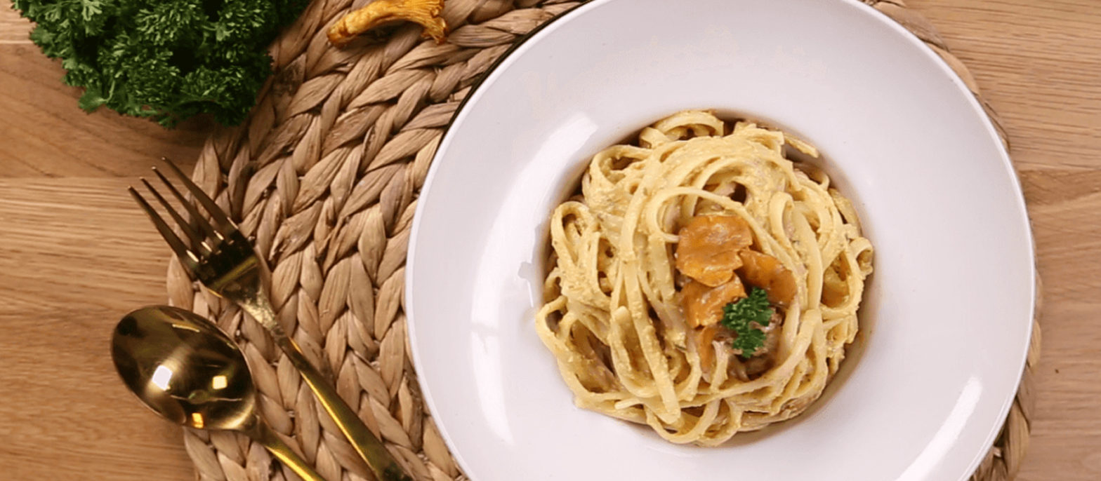 Linguine sauce aux girolles